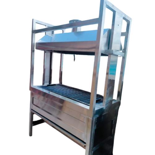 Stainless Steel Meat Grill with Chimney