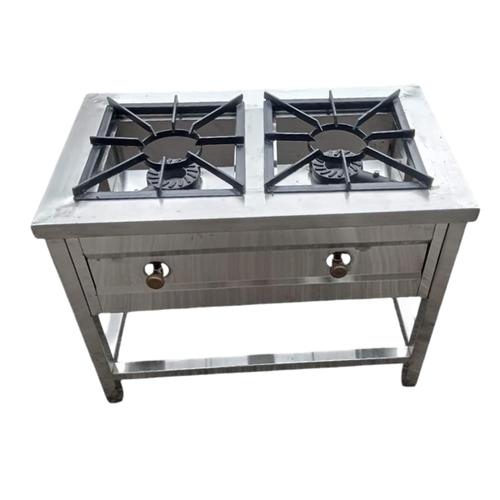 Stainless Steel Two Burner Gas Cooker