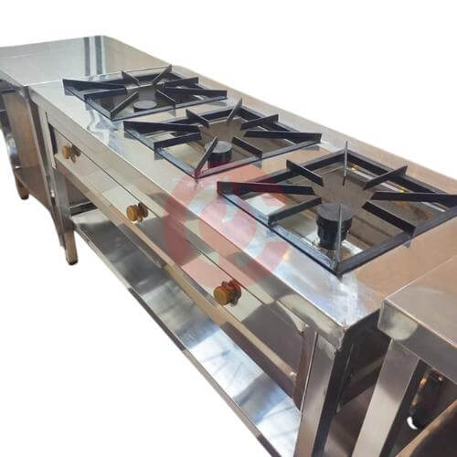 High Pressure Three Gas Burner