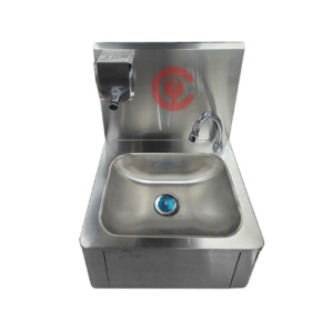 Wall Mounted Stainless Steel Knee Operated Hand Wash Sink