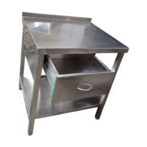 Stainless Steel Work Table with One Drawer