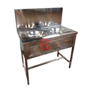 Commercial Stainless Steel Double Bowl Hand Wash Sink