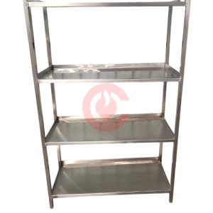 4 Tier Stainless Steel Flat Shelf Kitchen Rack