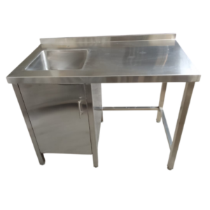 Stainless Steel Kitchen Sink with Storage Cabinet