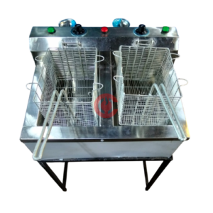 Commercial Double Electric Fryer with Fibre Insulation