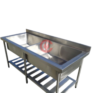 Commercial Stainless Steel Double Bowl Sink