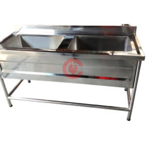 Commercial Stainless Steel Double Bowl Sink