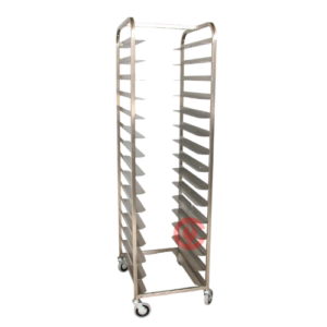 Commercial Stainless Steel Bakery Tray Trolley