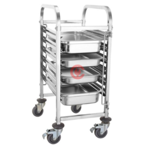 Commercial Stainless Steel GN Pan Trolley
